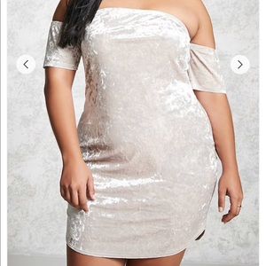 Forever 21 Plus Crushed Velvet Dress